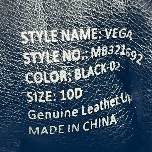 Mens Moretti MB321692 Black-02 Genuine Leather Lace Up High Size 10 D Sneakers - Picture 10 of 10